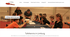 Desktop Screenshot of bsktafeltennis.nl